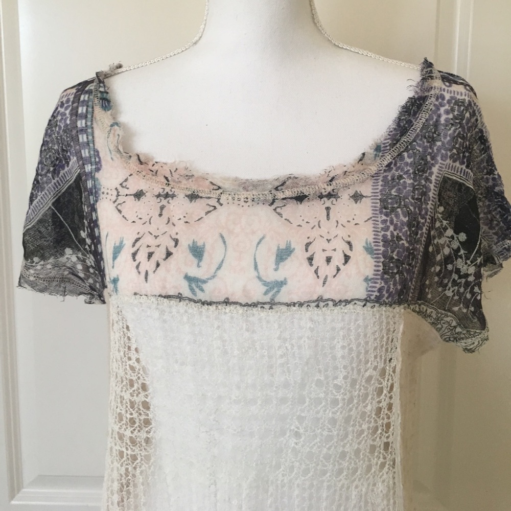 NWT Free People Women’s lilac comb Top‎ Size S - Picture 2 of 6